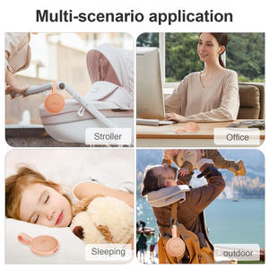 Altavoz con Luz LED RGB, Ruido Blanco, Sonidos <span class=keywords><strong>de</strong></span> <span class=keywords><strong>Viento</strong></span> <span class=keywords><strong>y</strong></span> <span class=keywords><strong>Lluvia</strong></span> Temporizados, Batería <span class=keywords><strong>de</strong></span> Larga Duración, Compañero para el Sueño del Bebé, Altavoz Relajante para Dormir al Bebé - Product Image 6