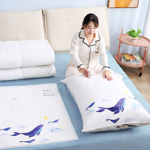 Compressione antipolvere soggiorno trapunta biancheria da letto salvaspazio viaggio vuoto sacchetto di stoccaggio <span class=keywords><strong>per</strong></span> i vestiti con pompa aria elettrica - Product Image 4