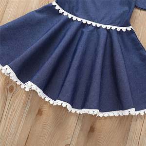 Ventes en gros de robes pour filles, dernières tendances de la mode turque pour l'été, provenant de sites de shopping en ligne - Product Image 2