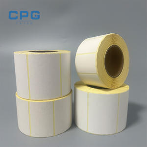 Hot Sale Waterproof Blank Self-Adhesive Thermal Label <b>Sticker</b> 4"X6" Thermal Label Paper Roll 50x30 for Barcode and <b>Price</b> Labels - Product Image 1