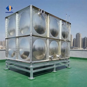 Tanque de Agua Cuadrado de Acero Inoxidable, Atornillado/Soldado, 304/316L, Grado Alimenticio, Tamaños Personalizados para Uso Potable/Contra Incendios/Industrial - Product Image 1