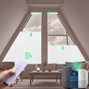 Irregolare a nido d'ape con Design a paralume mobile a triangolo cellulare elettrico <span class=keywords><strong>sole</strong></span> per la casa tenda termoisolante in <span class=keywords><strong>tessuto</strong></span> integrato - Product Image 1