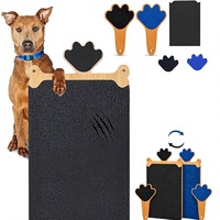 Planche à gratter pour ongles de chien double face, interactive, avec mini lime à ongles, pour des soins des ongles sans stress