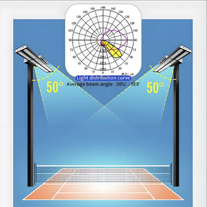 Luces para Pista <span class=keywords><strong>de</strong></span> Pádel con Ahorro <span class=keywords><strong>de</strong></span> Energía, Óptica Antideslumbrante, Lámpara Deportiva Modular para Iluminación <span class=keywords><strong>de</strong></span> Canchas <span class=keywords><strong>de</strong></span> Tenis - Product Image 4