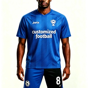 Ventes en gros de maillots de football pour hommes de haute qualité personnalisés, ensemble de maillots de football pour équipe, club, vêtements de football, maillot orange, ensembles d'uniformes de football - Product Image 2
