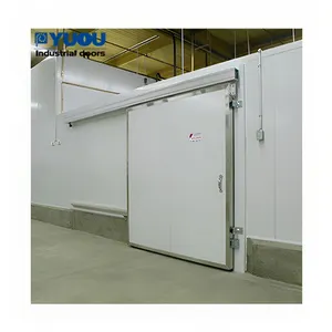 औद्योगिक टी आकार पुस्तिका बिजली Coldroom स्वत: फिसलने दरवाजा कोल्ड स्टोरेज कमरे के लिए