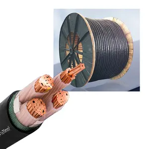 Cable Conductor de cobre o aluminio, Cable aislante de XLPE/PVC, trenzado, para construcción de casa, NYY, NYY-J, cable de alimentación de NYY-O, OEM