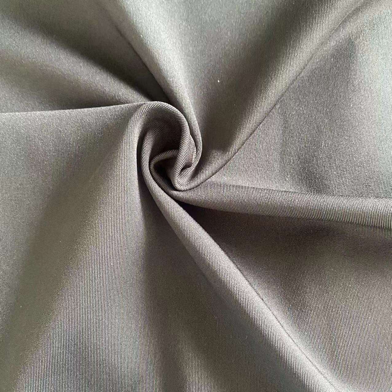90% Polyester Fiber 10% Spandex Elastic Breathable Poly Stretch PK  Interlock Fabric