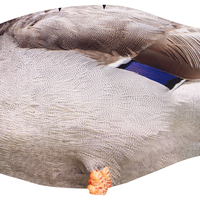 Silhouette de canard de chasse flocage personnalisable Leurre avec piquets