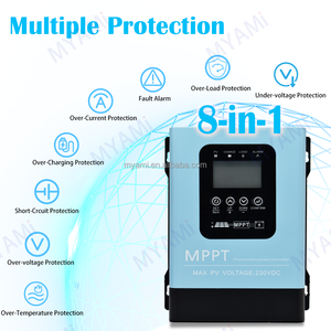 MYAMI 120A/60A/30A 12V 24V 36V 48V 96V <span class=keywords><strong>Auto</strong></span> Adaptar Panel Solar Cargador Regulador <span class=keywords><strong>LCD</strong></span> MPPT Controlador de carga solar 72V 84V - Product Image 2