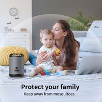 Lampe anti-moustiques multifonction portable intérieur extérieur Bug Zapper avec fonctionnalité de batterie externe à l'état solide