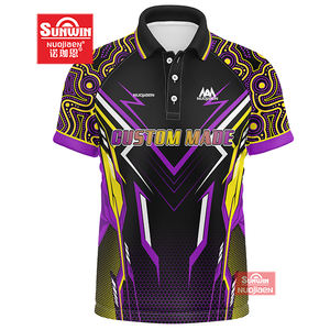 Nouveau Design personnalisé, 100 pièces, t-shirt polo avec fermeture éclair, tenue d'équipe - Product Image 3