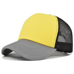 Spring Summer Sponge Soft Top Sun <b>Hat</b> Colorful Breathable Mesh Splicing Hip Hop Trucker <b>Hat</b> - Product Image 5