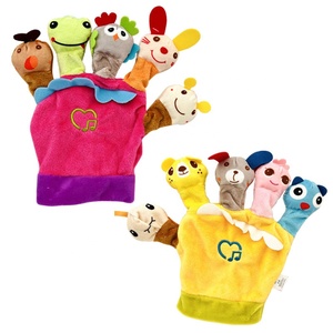 Juego de Marionetas de Dedos de Peluche Suave para Bebés, para la Hora del Cuento - Product Image 1