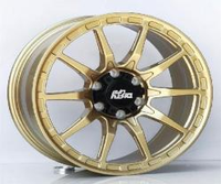 Htor Fi-r Stil Mat Altın Dövme Alüminyum Alaşımlı Jantlar 20x8.5 6x139.7 Pcd Et20 Cb100 Yeni 100mm Yüksek Kalite