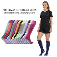 Chaussettes de football professionnelles pour jeunes, respirantes, antidérapantes, écologiques, anti-ampoules, en polyester, personnalisables