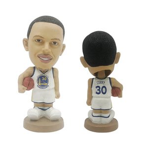 NBA <span class=keywords><strong>Superstar</strong></span> Bobble Head Doll Poupée en résine pour voiture, tête tremblante, ornement de décoration intérieure - Product Image 4