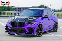 Vente en gros pour BMW X5M F95 X6M F96 X5 G05 X6 G06 AE Style Capot Capot en fibre de carbone Accessoires de voiture Capot en carbone Couvercle de moteur