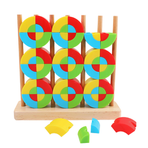 <span class=keywords><strong>Blocs</strong></span> <span class=keywords><strong>de</strong></span> construction créatifs <span class=keywords><strong>en</strong></span> forme <span class=keywords><strong>de</strong></span> puzzle pour enfants, <span class=keywords><strong>blocs</strong></span> d'empilage arc-<span class=keywords><strong>en</strong></span>-ciel pour l'éducation précoce, tours à empiler pour les enfants <span class=keywords><strong>de</strong></span> 2 à 7 ans - Product Image 6