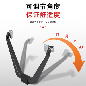 Charnière de tête de lit en forme de V, quincaillerie de meubles en acier, connecteur réglable multi-angles pour support de dossier de canapé - Product Image 4