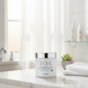 Cosmético Coreano RONAS Tox Volume Cream 100ml, Filtrado de Secreción de Caracol, Loción Hidratante Reafirmante Antiarrugas y Antienvejecimiento - Product Image 3