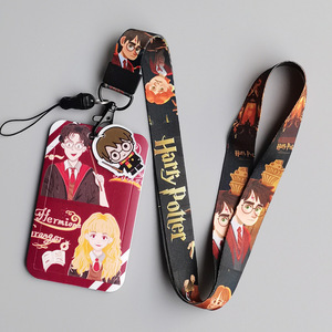 Lindo Porta Tarjetas de Autobús con Diseño de Anime y Dibujos Animados, Porta Tarjetas de Estudiante, Cordón para el Cuello - Product Image 3