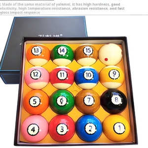 Bola de Billar Coreana de Alta Calidad, 32A, Cristal Dorado con Diamantes, 57.2cm, Modelo Estándar Grande Personalizado Xikuno-114, <span class=keywords><strong>para</strong></span> Deporte de Billar - Product Image 3