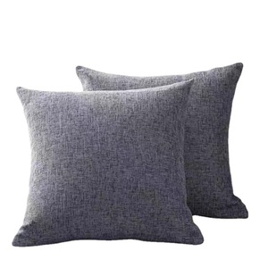 Hanlin Linen Throw <b>Pillow</b> Square Solid Color Minimalist Style Washable Custom <b>Sofa</b> Cushion Bed Headrest Decorative <b>Pillow</b> - Product Image 5