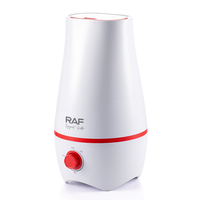 Humidificateur RAF 2,2 L à ultrasons, humidificateur d'air 20 W, faible consommation d'énergie, brumisateur silencieux, brume réglable à 360 degrés, pour chambre à coucher, bureau