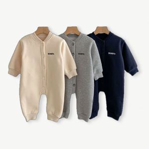 Детский хлопковый комбинезон с длинным рукавом - Product Image 1