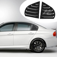 Pare-soleil de lunette arrière en ABS noir mat Style sport Pare-brise arrière pour BMW Série 3 E90 2005-2012