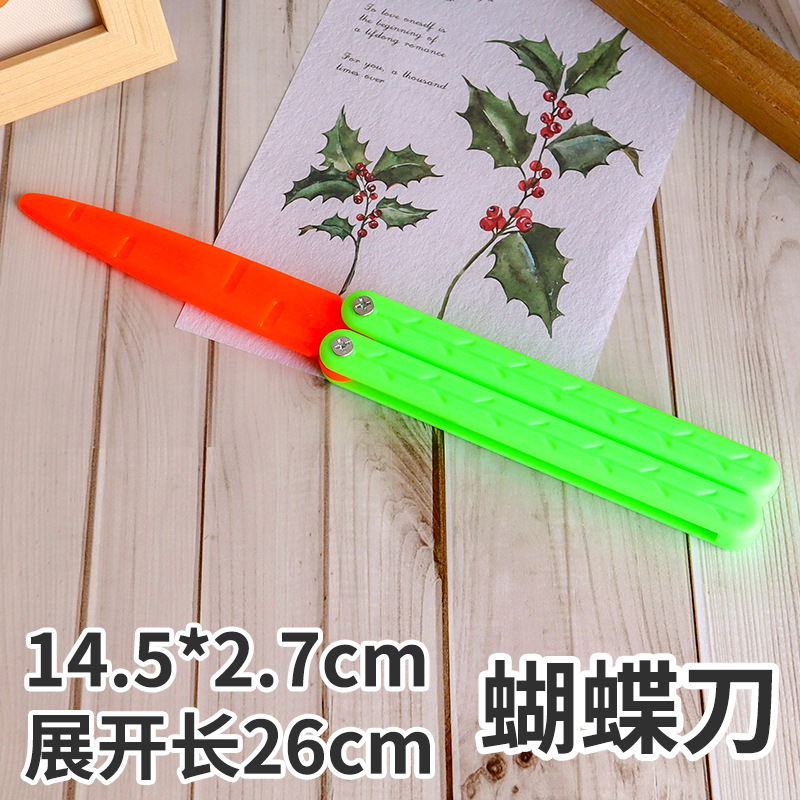 Couteau à radis papillon [emballage nu, couleurs mélangées]