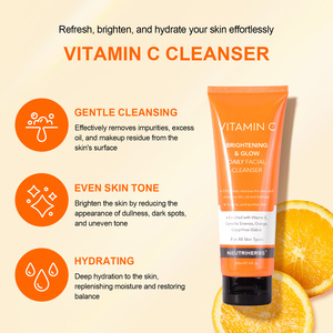 Vente en gros hommes femmes VE VC vitamine C produits de soin de la peau blanchissants <span class=keywords><strong>nettoyant</strong></span> pour le <span class=keywords><strong>visage</strong></span> <span class=keywords><strong>nettoyant</strong></span> pour le <span class=keywords><strong>visage</strong></span> - Product Image 3