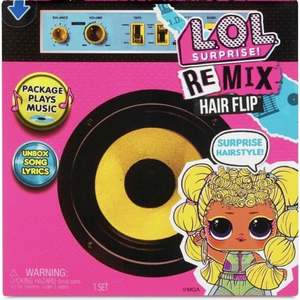 Nouvelle collection transfrontalière : Boîte surprise de poupées LOL Girls MGA SecretOrigins, édition REMIX Hair Flip, poupée musicale du film, boule surprise - Product Image 3