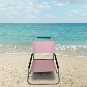 Chaise de plage de <span class=keywords><strong>camping</strong></span> pliable à siège bas pour l'extérieur - Product Image 5