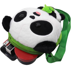 Sac à bandoulière en fausse fourrure d'ours <span class=keywords><strong>panda</strong></span>, petit sac à main moelleux en peluche, sac à main en peluche d'ours <span class=keywords><strong>panda</strong></span>, sac à main en peluche de dessin animé pour femmes - Product Image 3