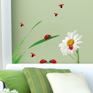 Eco-friendly Verde <span class=keywords><strong>Foglie</strong></span> Die Taglio di Figura Variopinta di Stampa Adesivo Autoadesivo Della Parete - Product Image 2