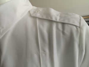 Chemises habillées d'affaires unies et décontractées en coton polyester soie pour hommes - Product Image 3