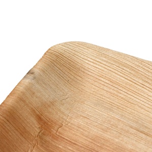 Bandejas rectangulares planas de hoja de palma de 25x15 cm para sándwiches, ideales para cafeterías y panaderías en el día a día. - Product Image 5