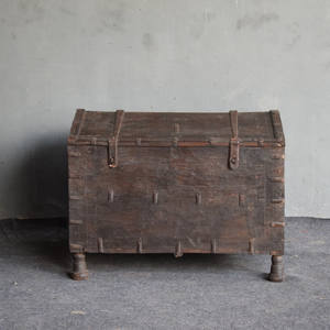 Unique collection Vintage wooden trunk Wooden <b>Box</b> Mix & <b>Match</b> Decor - MOQ 1 Container Only - Product Image 3