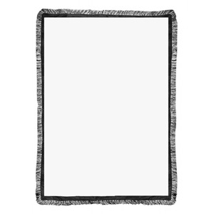 RubySub 40*60 pouces flanelle personnalisée vierge Sublimation impression rétro <span class=keywords><strong>tapisserie</strong></span> frange jeter couverture - Product Image 1