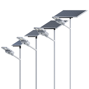 IP66 Waterproof Smart 30W to 100W Solar <b>LED</b> Street <b>Light</b> <b>With</b> USB Charger Two-Solar All-in-Two Design LCS-HT-08 IP65 Waterproof - Product Image 1
