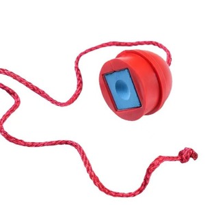 Red Chocolate Cap Plastic Billiard Cue Chalk Holder With String For Snooker And Pool Accessories - Product Image 3