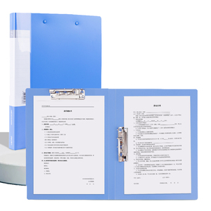 Biểu tượng tùy chỉnh A4 dữ liệu thư mục giữ tập tin mạnh mẽ bền chống bụi <span class=keywords><strong>PP</strong></span> tập sách với kẹp điện vật liệu dày cho nộp hồ sơ sản phẩm - Product Image 1