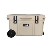 Nevera Portátil Térmica Impermeable AHIC de 50QT con Ruedas para Acampar, Hacer Barbacoas y Picnics