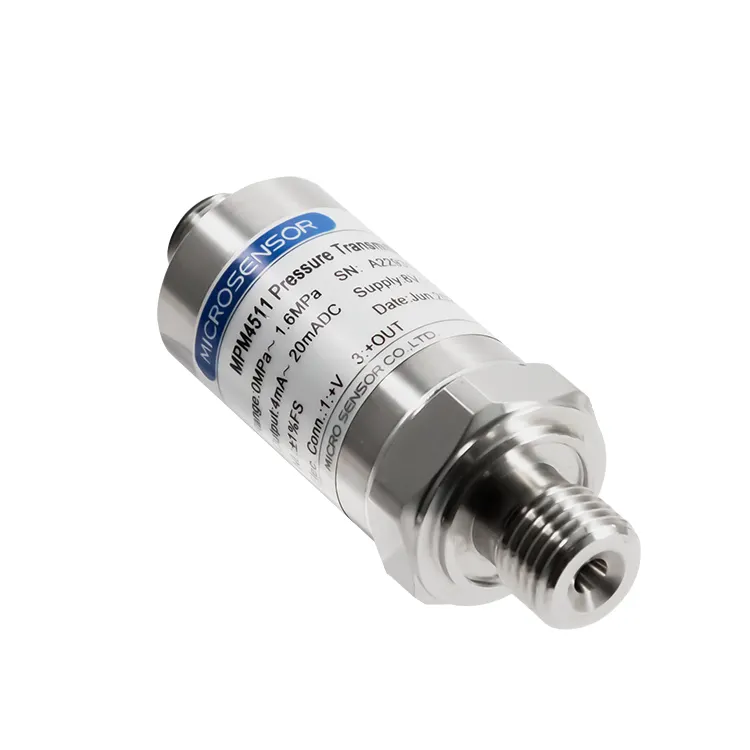 MPM4511-B4 trasmettitore sensore di pressione microfusibile 4-20mA trasduttore sensore di pressione dell'olio estensimetro in silicone microfuso