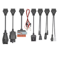 Kit Kabel Diagnostik Truk OEM Kustom 12V/24V untuk Adaptor OBD2 Tugas Berat untuk Scania Iveco MAN Volvo Renault