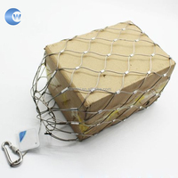 Filet de sécurité en acier inoxydable à rétention secondaire, filet de sécurité anti-chute, câble en acier inoxydable, sac en maille pour projecteur, filet de sécurité