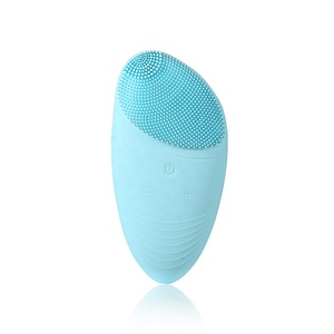Cepillo <span class=keywords><strong>de</strong></span> Limpieza Facial Eléctrico Impermeable <span class=keywords><strong>de</strong></span> Limpieza Profunda, <span class=keywords><strong>Limpiador</strong></span> <span class=keywords><strong>de</strong></span> <span class=keywords><strong>Poros</strong></span> Sónico <span class=keywords><strong>de</strong></span> Silicona, Elimina Eficazmente los Puntos Negros y Exfolia - Product Image 2