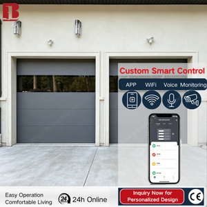 Well Meilleure Vente Personnalisé Automatique Électrique Sectionnel Double Peau Bois Voiture Portes <span class=keywords><strong>de</strong></span> <span class=keywords><strong>Garage</strong></span> pour Villa - Product Image 3